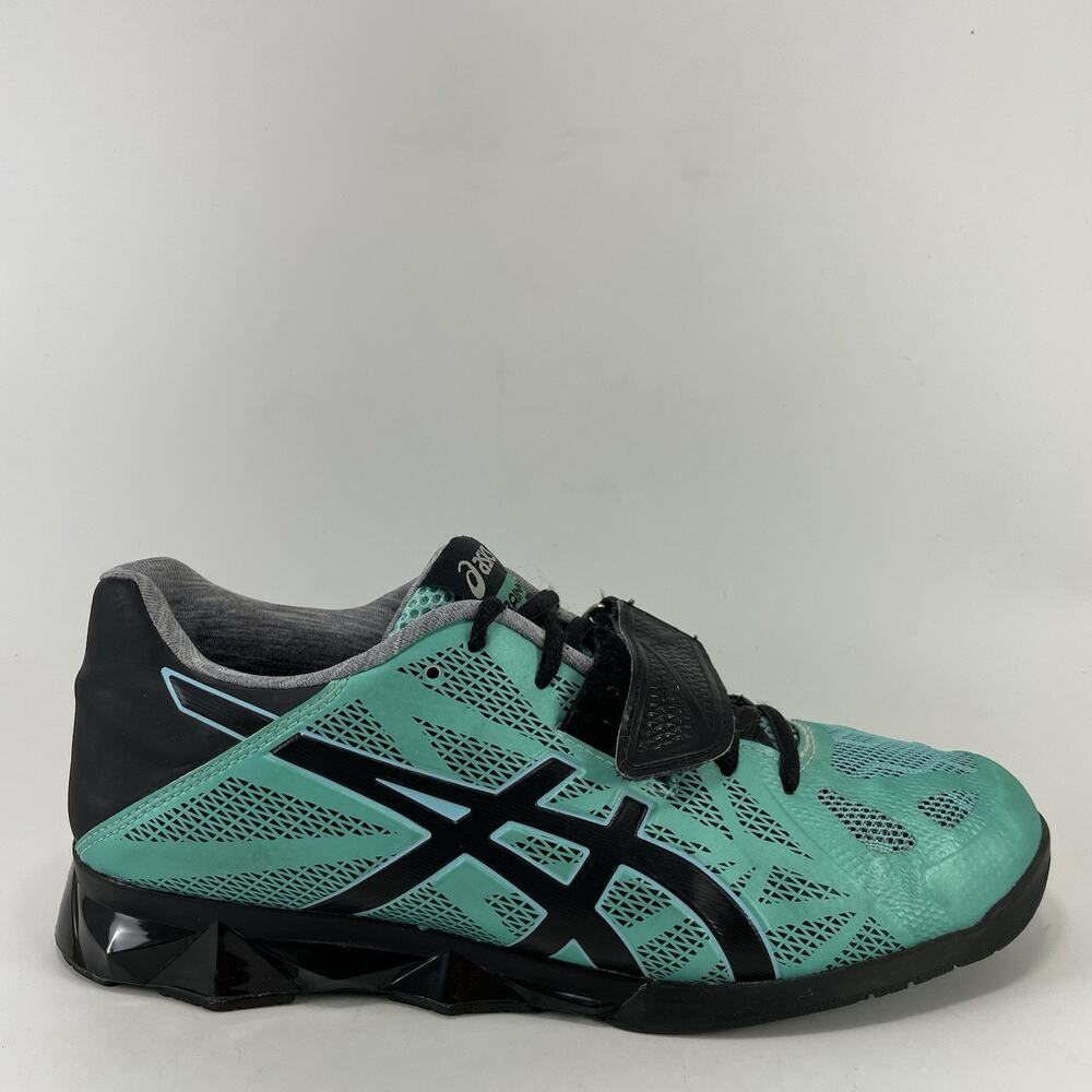 Asics Lift Master Lite Womens 8 S659Y Teal Black Cross Training Lifting Shoes